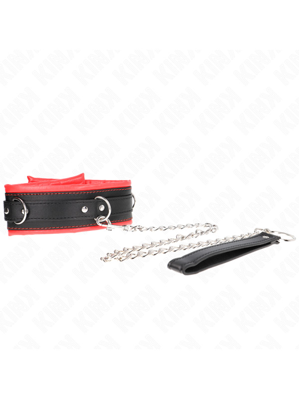 COLLAR BDSM CON CORREA AJUSTABLE KINK - 65 CM DE LA MARCA KINK COLLAR & GAG