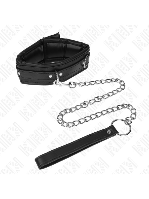 COLLAR CON CORREA KINK 65 CM AJUSTABLE BDSM DE LA MARCA KINK COLLAR & GAG