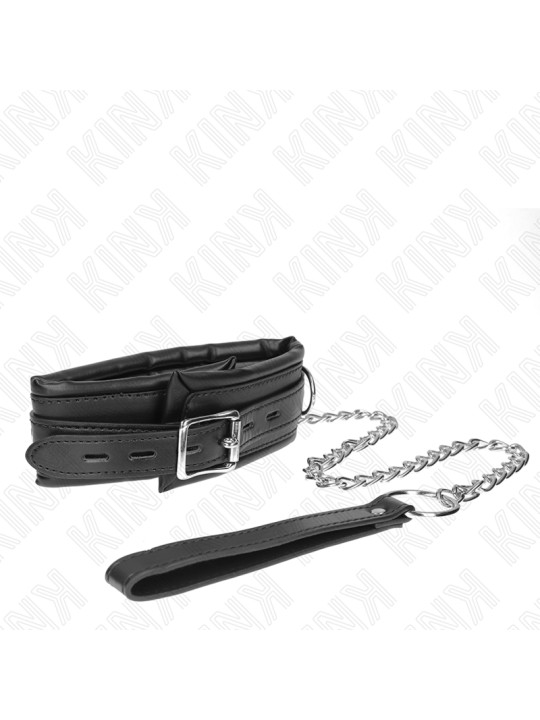 COLLAR CON CORREA KINK 65 CM AJUSTABLE BDSM DE LA MARCA KINK COLLAR & GAG