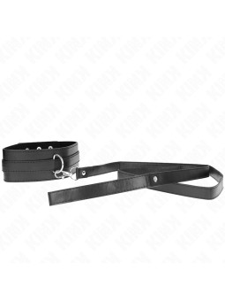 COLLAR BDSM CON CORREA AJUSTABLE KINK 116 CM DE LA MARCA KINK COLLAR & GAG