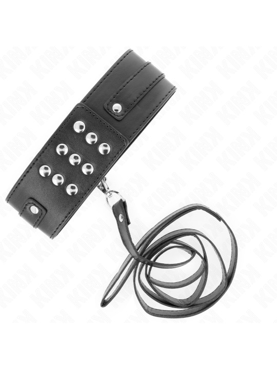 COLLAR BDSM CON CORREA AJUSTABLE KINK 116 CM DE LA MARCA KINK COLLAR & GAG