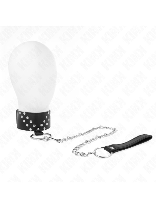 COLLAR BDSM CON CORREA AJUSTABLE KINK - 65 CM DE LA MARCA KINK COLLAR & GAG