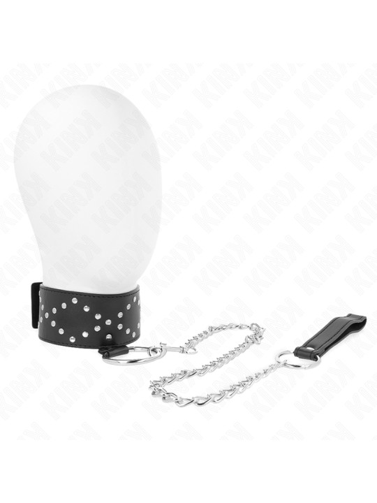 COLLAR CON CORREA AJUSTABLE CON TACHUELAS KINK DE LA MARCA KINK COLLAR & GAG