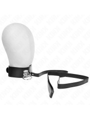COLLAR BDSM CON CORREA TACHUELAS POLIPIEL KINK DE LA MARCA KINK COLLAR & GAG