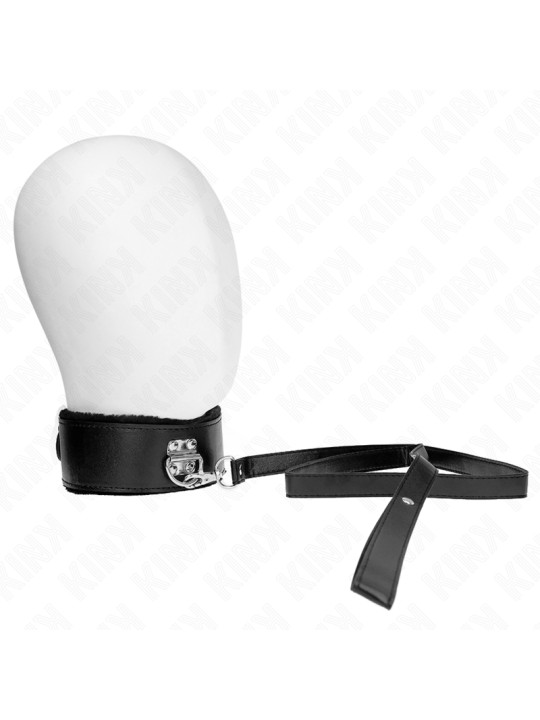 COLLAR CON CORREA KINK NEGRO TACHUELAS AJUSTABLE 40-48 CM DE LA MARCA KINK COLLAR & GAG