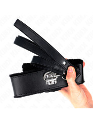 COLLAR CON CORREA KINK NEGRO TACHUELAS AJUSTABLE 40-48 CM DE LA MARCA KINK COLLAR & GAG