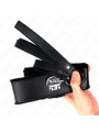 COLLAR CON CORREA KINK NEGRO TACHUELAS AJUSTABLE 40-48 CM DE LA MARCA KINK COLLAR & GAG