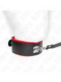 COLLAR CON CORREA DE PIEL ROJO AJUSTABLE KINK 40-48 CM DE LA MARCA KINK COLLAR & GAG
