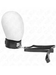 COLLAR BDSM CON CORREA DE PIEL NEGRO AJUSTABLE KINK DE LA MARCA KINK COLLAR & GAG