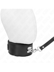 COLLAR BDSM CON CORREA DE PIEL NEGRO AJUSTABLE KINK DE LA MARCA KINK COLLAR & GAG