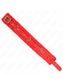COLLAR BDSM CON CORREA AJUSTABLE ROJO KINK 36-42 CM DE LA MARCA KINK COLLAR & GAG