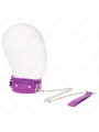 COLLAR BDSM CON CORREA AJUSTABLE MORADO KINK 36-42 CM DE LA MARCA KINK COLLAR & GAG