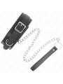 COLLAR BDSM CON CORREA NEGRO 65 CM KINK DE LA MARCA KINK COLLAR & GAG