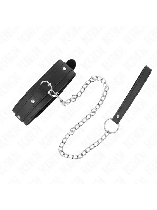 COLLAR BDSM CON CORREA AJUSTABLE KINK 65 CM DE LA MARCA KINK COLLAR & GAG