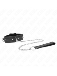 COLLAR BDSM CON CORREA AJUSTABLE KINK 65 CM 3 ANILLOS DE LA MARCA KINK COLLAR & GAG
