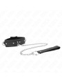 COLLAR BDSM CON CORREA AJUSTABLE KINK 65 CM 3 ANILLOS DE LA MARCA KINK COLLAR & GAG