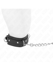 COLLAR BDSM CON CORREA AJUSTABLE KINK 65 CM 3 ANILLOS DE LA MARCA KINK COLLAR & GAG