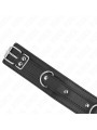 COLLAR BDSM CON CORREA AJUSTABLE KINK 65 CM 3 ANILLOS DE LA MARCA KINK COLLAR & GAG