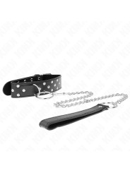 COLLAR BDSM CON CORREA AJUSTABLE NEGRO KINK DE LA MARCA KINK COLLAR & GAG