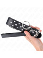 COLLAR BDSM CON CORREA AJUSTABLE NEGRO KINK DE LA MARCA KINK COLLAR & GAG