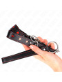 COLLAR BDSM CON CORREA 65 CM DETALLES CORAZÓN KINK DE LA MARCA KINK COLLAR & GAG