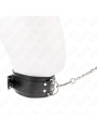 COLLAR BDSM CON CORREA AJUSTABLE KINK 65 CM PLATEADO DE LA MARCA KINK COLLAR & GAG