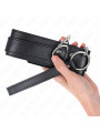 COLLAR BDSM CON CORREA AJUSTABLE KINK 65 CM PLATEADO DE LA MARCA KINK COLLAR & GAG