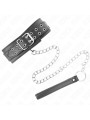 COLLAR BDSM CON CORREA AJUSTABLE KINK 65 CM PLATEADO DE LA MARCA KINK COLLAR & GAG
