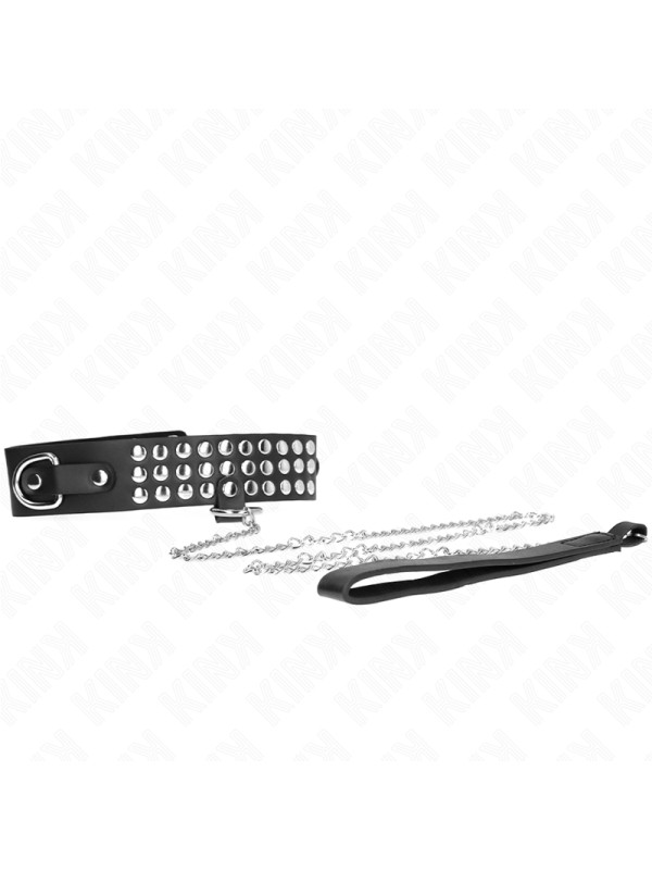 COLLAR CON CORREA BRILLOS AJUSTABLE KINK 37-42 CM DE LA MARCA KINK COLLAR & GAG
