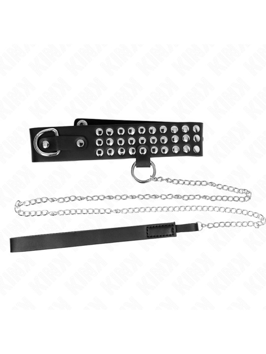 COLLAR CON CORREA BRILLOS AJUSTABLE KINK 37-42 CM DE LA MARCA KINK COLLAR & GAG