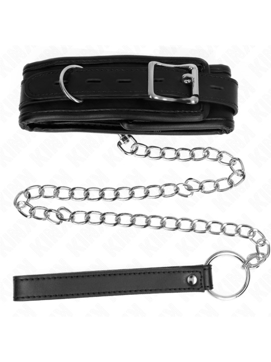 COLLAR BDSM CON CORREA AJUSTABLE KINK 65 CM DE LA MARCA KINK COLLAR & GAG