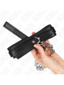 COLLAR BDSM CON CORREA 65 CM PATRÓN SERPIENTE KINK DE LA MARCA KINK COLLAR & GAG