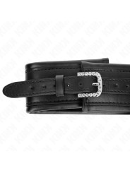 COLLAR BDSM CON CORREA KINK 65 CM HEBRILLA BRILLANTE DE LA MARCA KINK COLLAR & GAG