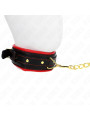 COLLAR CON CORREA ESPONJA IMITACIÓN CUERO AJUSTABLE KINK DE LA MARCA KINK COLLAR & GAG