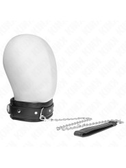COLLAR BDSM CON CORREA AJUSTABLE KINK IMITACIÓN CUERO DE LA MARCA KINK COLLAR & GAG
