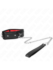 COLLAR BDSM CON CORREA AJUSTABLE KINK IMITACIÓN CUERO DE LA MARCA KINK COLLAR & GAG