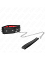 COLLAR BDSM CON CORREA AJUSTABLE KINK IMITACIÓN CUERO DE LA MARCA KINK COLLAR & GAG