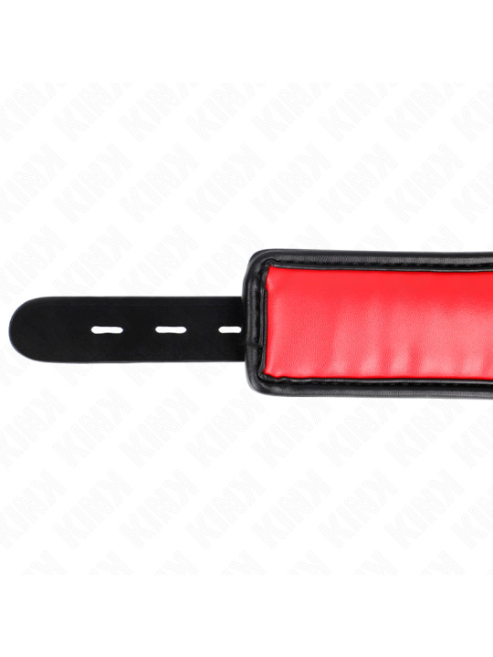 COLLAR BDSM CON CORREA AJUSTABLE KINK IMITACIÓN CUERO DE LA MARCA KINK COLLAR & GAG