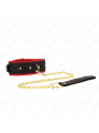 COLLAR BDSM CON CORREA AJUSTABLE KINK 33-48 CM DE LA MARCA KINK COLLAR & GAG