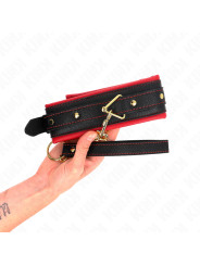 COLLAR BDSM CON CORREA AJUSTABLE KINK 33-48 CM DE LA MARCA KINK COLLAR & GAG
