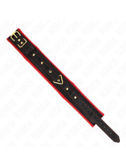 COLLAR BDSM CON CORREA AJUSTABLE KINK 33-48 CM DE LA MARCA KINK COLLAR & GAG