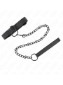 COLLAR BDSM CON CORREA AJUSTABLE KINK 65 CM OSCURO DE LA MARCA KINK COLLAR & GAG