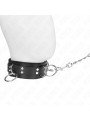COLLAR BDSM CON CORREA KINK 80 CM 3 ANILLOS DE LA MARCA KINK COLLAR & GAG