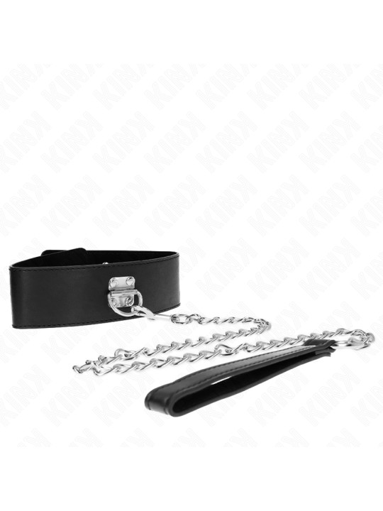COLLAR BDSM CON CORREA AJUSTABLE KINK 65 CM DE LA MARCA KINK COLLAR & GAG