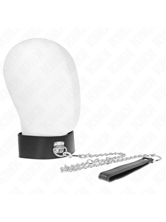 COLLAR BDSM CON CORREA AJUSTABLE KINK 65 CM DE LA MARCA KINK COLLAR & GAG