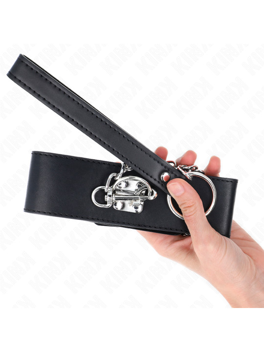 COLLAR BDSM CON CORREA AJUSTABLE KINK 65 CM DE LA MARCA KINK COLLAR & GAG