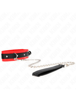 COLLAR CON CORREA KINK 65 CM ROJO BÁSICO DE LA MARCA KINK COLLAR & GAG