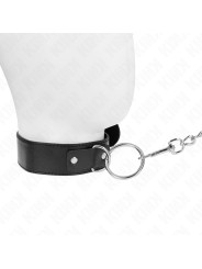 COLLAR BDSM CON CORREA AJUSTABLE KINK 36-43 CM DE LA MARCA KINK COLLAR & GAG
