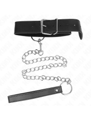 COLLAR BDSM CON CORREA AJUSTABLE KINK 36-43 CM DE LA MARCA KINK COLLAR & GAG