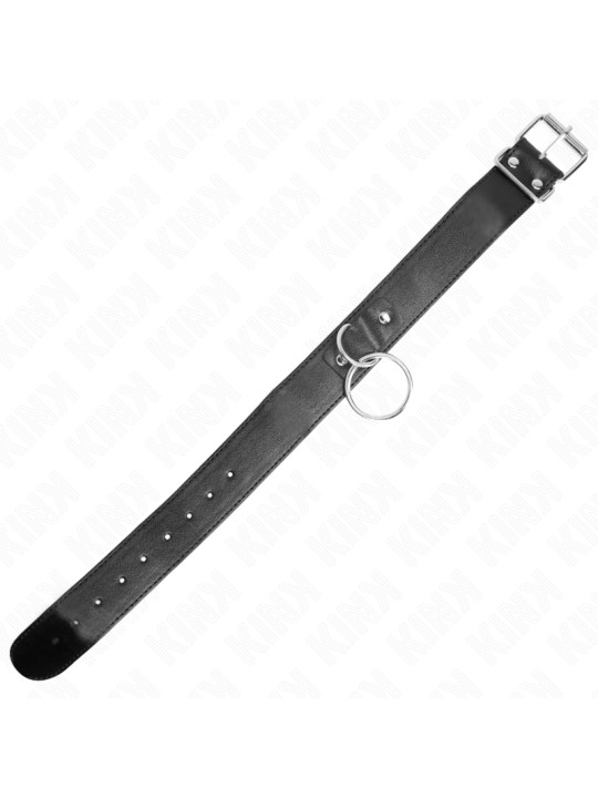 COLLAR BDSM CON CORREA AJUSTABLE KINK 36-43 CM DE LA MARCA KINK COLLAR & GAG